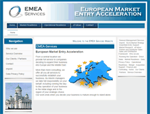 Tablet Screenshot of emea-services.com